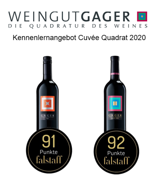 Kennenlernpaket Cuvée Quadrat 2020, Gager, Deutschkreutz, Mittelburgenland